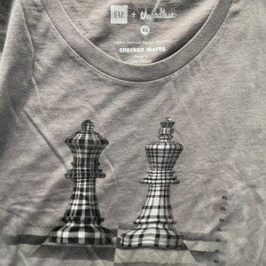 Gap x Threadless Checked Mates Graphic T-Shirt XL